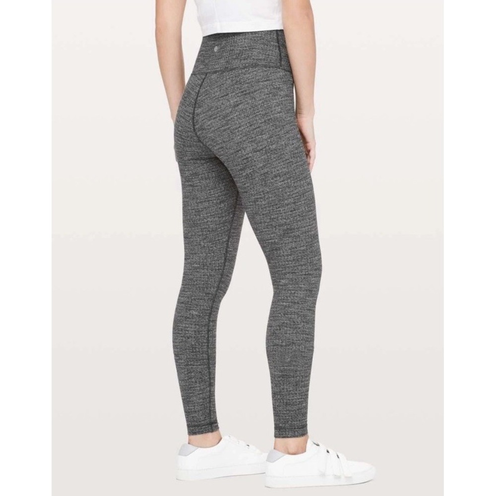 Lululemon Wunder Under Pant Coco Pique Black/White Size 12